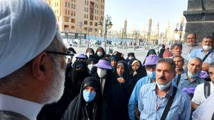 حضور زائران ایرانی در شهر پیامبر و حرم نبوی با دل‌هایی لبریز ازعشق به رحمه للعالمین 