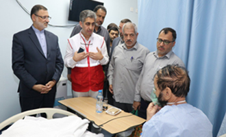 عیادت رئیس سازمان حج و زیارت از بیماران بستری در بیمارستان های مکه