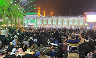 ایرانیان جشن میلاد امام حسن مجتبی (ع) را در کربلا برگزار می‌کنند