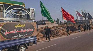 راهپیمایی زائران امام هادی (ع) از استان های مختلف عراق به سمت سامرا 