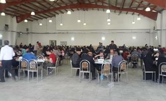 پذیرایی از زائران سفرهای عتبات نوروزی در حسینیه شهدای منا در مهران