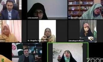 وبینار بررسی شخصیت حضرت زهرا (س) با حضور بانوان ایرانی و پاکستانی برگزار شد