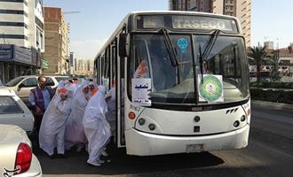 عملیات حمل و نقل درون شهری حجاج در مکه متوقف شد