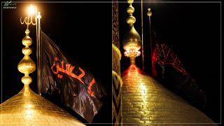 تعویض پرچم حرم حسینی(ع) بدون مراسم انجام می‌شود