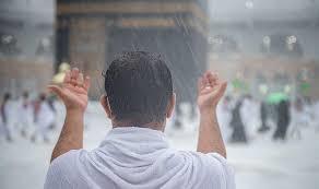 بارش شدید باران در مسجدالحرام +عکس 